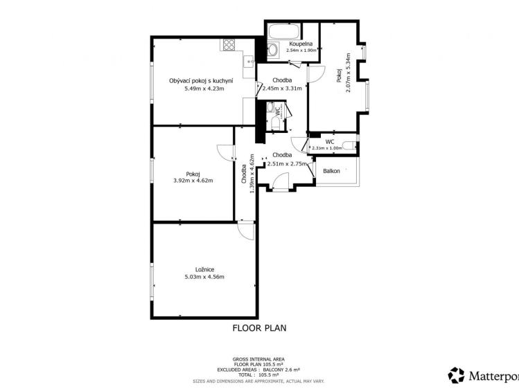 Prodej bytu 4+KK Mladá Boleslav, mjr. Frymla 689/4 č. 5