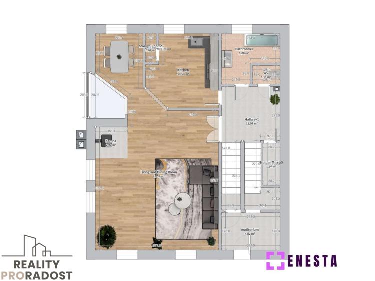 Продажа семейного дома Velké Přílepy, Smetanova 345 č. 33