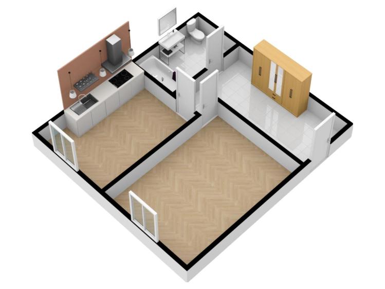 Rent apartment 2+KK Liberec, Revoluční č. 16