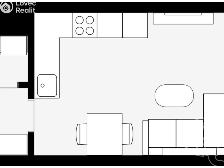 Продажа квартиры 1+KK Praha, Kyselova 1185/2 č. 9