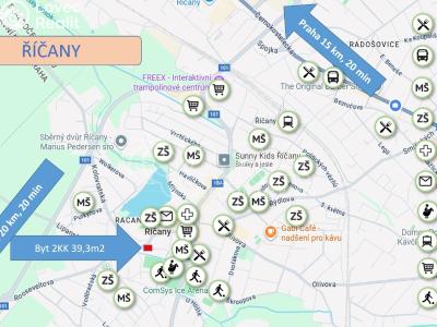 Prodej bytu 2+KK Říčany, Rooseveltova č. 3