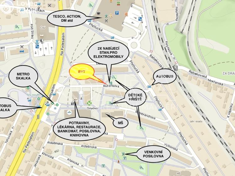 Rent apartment 2+KK Praha, Rubensova 2178/6 č. 13