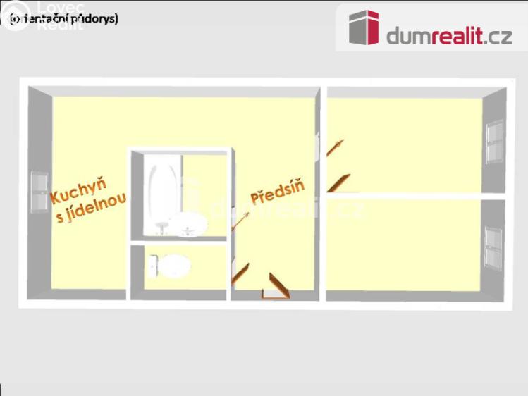 Pronájem bytu 2+1 Karlovy Vary, Přátelství č. 7