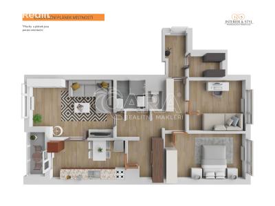 Pronájem bytu 3+1 Praha, Plickova č. 5