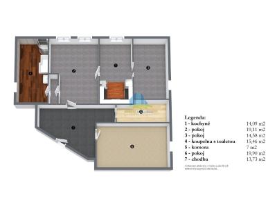 Продажа квартиры 3+1 Františkovy Lázně, Francouzská č. 14