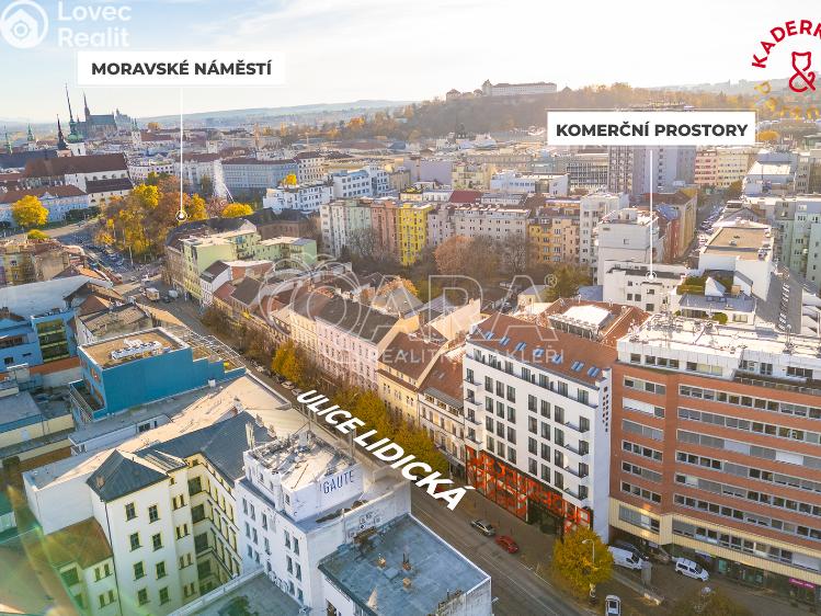 Prodej obchodního prostoru Brno, Lidická č. 2