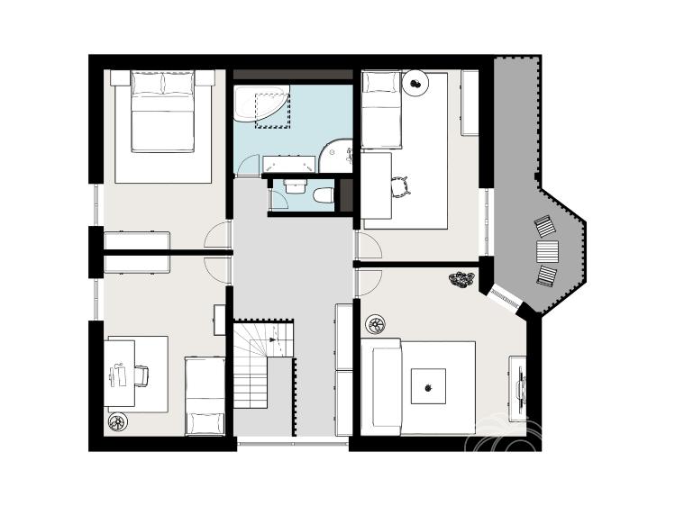 Sale family house Nová Ves pod Pleší, Světlá 461 č. 23