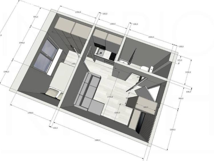 Rent apartment 2+KK Praha, Na Jarově č. 4