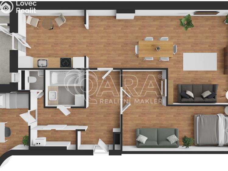 Rent apartment 3+KK Praha, Pavla Švandy ze Semčic 660/4 č. 25
