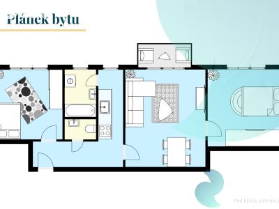 Prodej bytu 3+1 České Budějovice, Lidická tř. č. 3