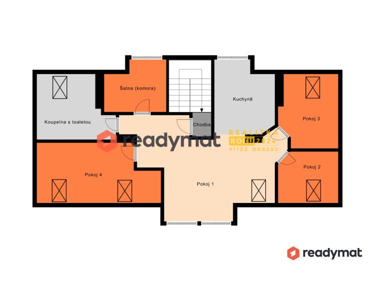 Prodej bytu 4+1 Hodonín, Palackého 2957/45a č. 22