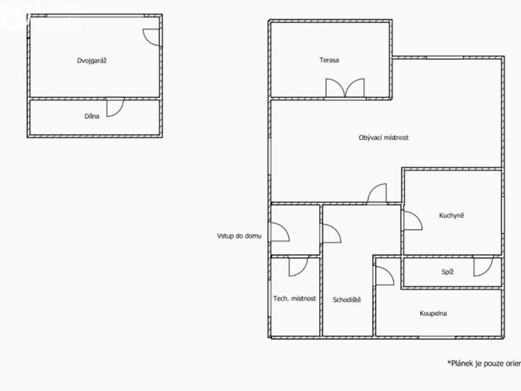Pronájem rodinného domu Kyšice, V. Vlčka 202 č. 25