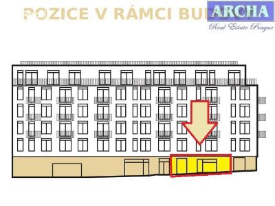 Sale commercial space Praha, V Horkách č. 6