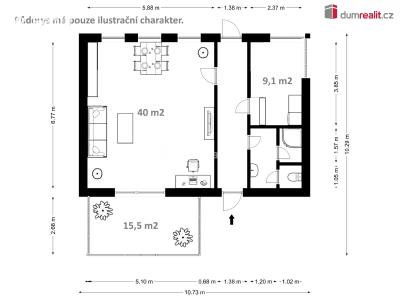 Pronájem komerční nemovitosti Rudolfov č. 2
