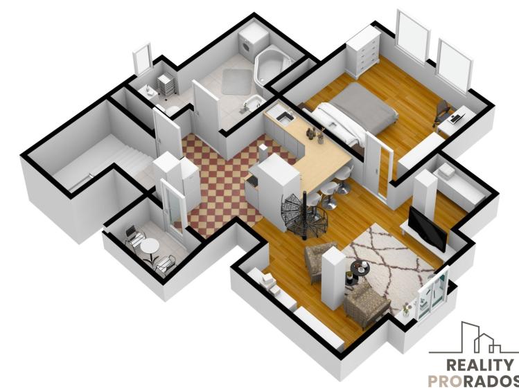 Pronájem bytu 2+KK Teplice, Plzeňská č. 12