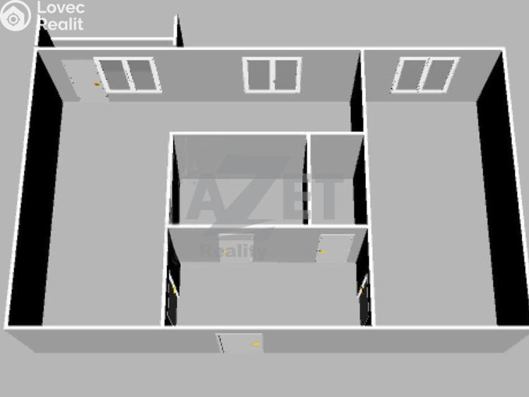 Prodej bytu 2+1 Ostrava, Aleše Hrdličky č. 9