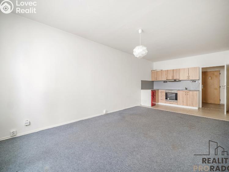 Pronájem bytu 1+KK Pardubice, Jana Zajíce č. 4