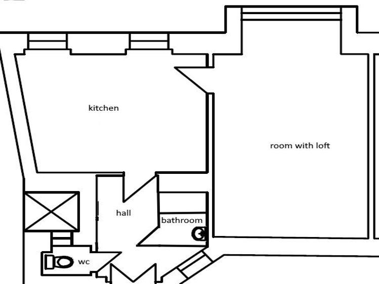 Pronájem bytu 1+1 Praha, Újezd 402/33 č. 15