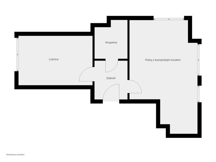 Prodej bytu 2+KK Pardubice, Jozefa Gabčíka 354 č. 15