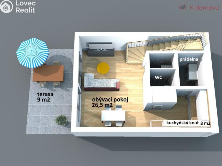 Оренда сімейного будинку Brno, Dubová 1031/4 č. 34