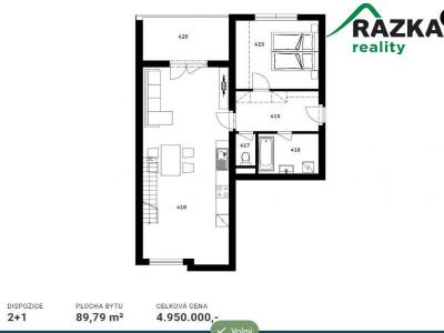 Продажа квартиры 2+1 Nýrsko č. 2