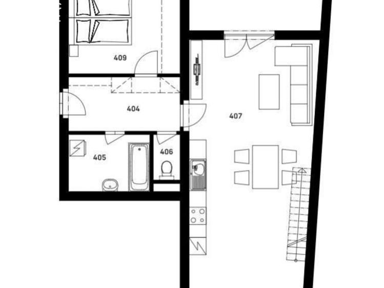 Sale apartment 2+1 Nýrsko č. 1