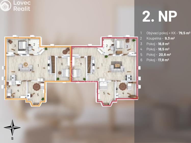 Prodej rodinného domu Jesenice, Papoušková 1344 č. 6