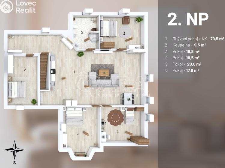 Prodej rodinného domu Jesenice, Papoušková 1344 č. 19