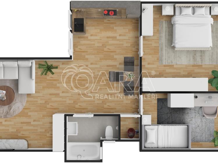 Pronájem bytu 3+KK Brno, Soběšická 1309/64 č. 15