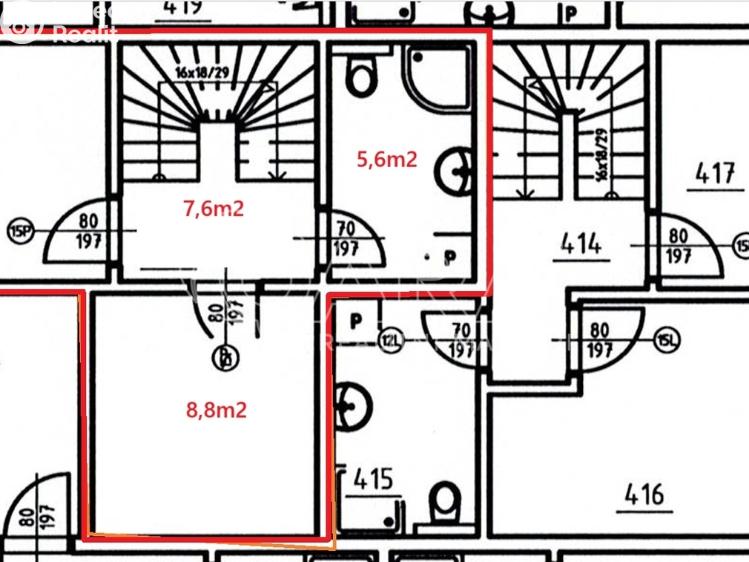 Pronájem bytu 3+KK Brno, Řeznická 513/3 č. 16