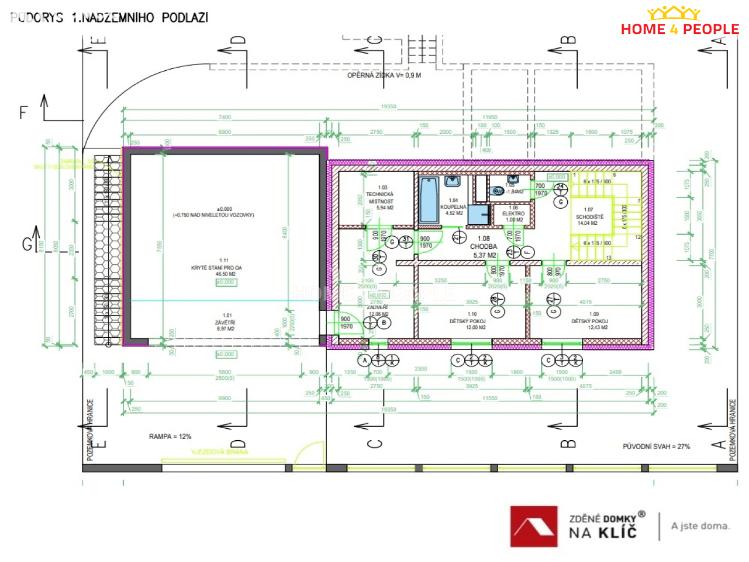 Продажа под ключ Zlín, Pampelišková č. 8