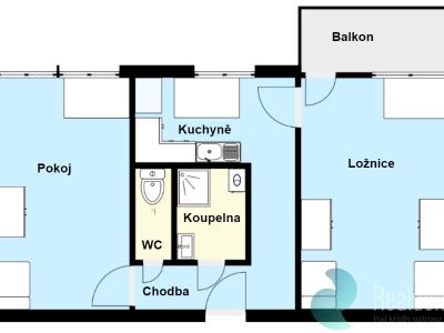 Продаж квартири 2+1 Praha, U Mrázovky č. 4