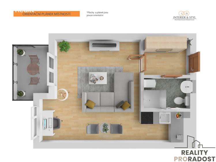 Продажа квартиры 1+KK Praha, Přeučilova č. 24