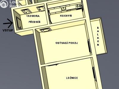 Аренда квартиры 2+1 Brno, Slepá č. 3
