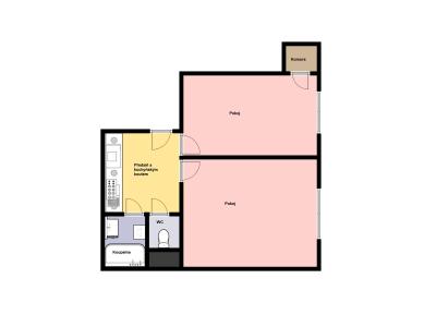 Pronájem bytu 2+KK Praha, Biskupcova č. 2