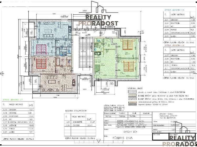 Prodej bytu 3+KK Šenov, Do Dědiny 2198 č. 8