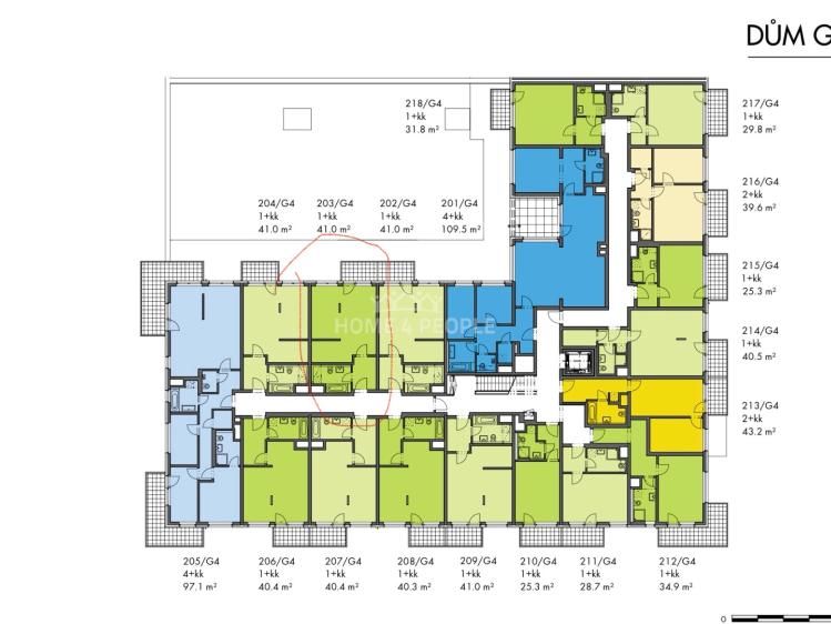Prodej bytu 2+KK Praha-Dolní Měcholupy, Honzíkova č. 9