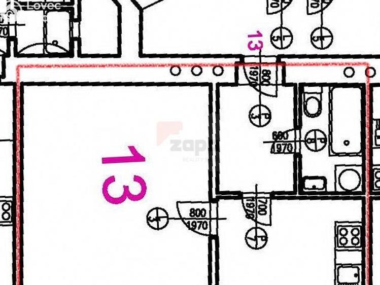 Pronájem bytu 2+KK Praha, Grafická 1096/12 č. 16