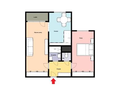 Pronájem bytu 2+1 Praha, Cíglerova č. 5