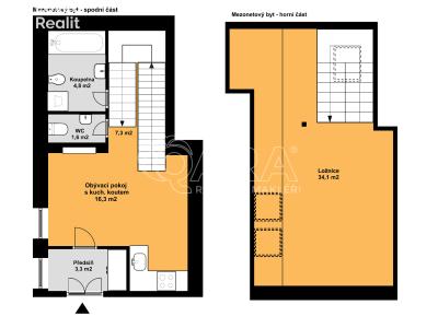 Pronájem bytu 2+KK Praha, Sokolovská č. 5