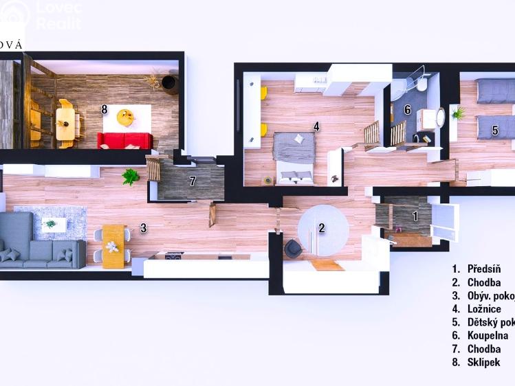 Prodej bytu 3+KK Brno, Příjezdová č. 14