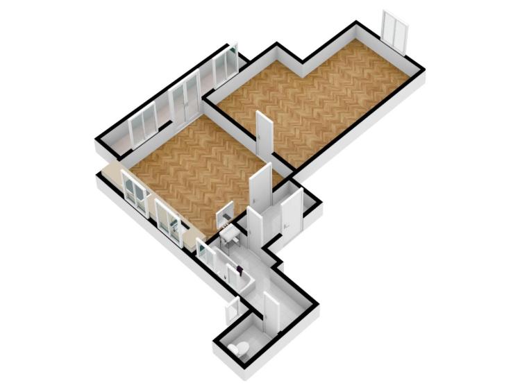 Аренда квартиры 2+KK Praha, Pravá č. 11