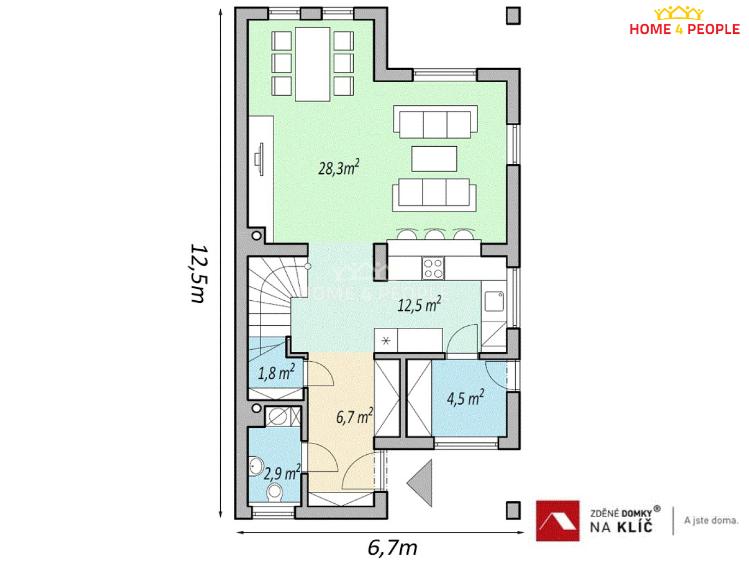 Prodej na klíč Zlín, Pampelišková č. 10