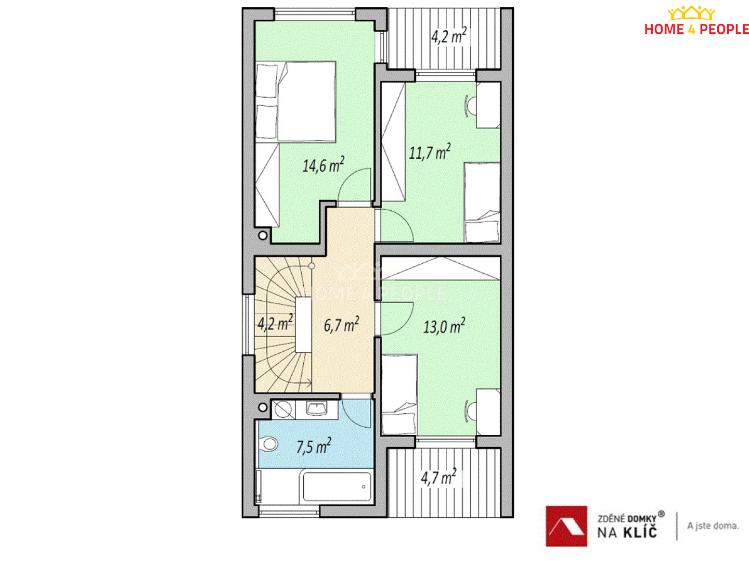 Prodej na klíč Zlín, Pampelišková č. 11