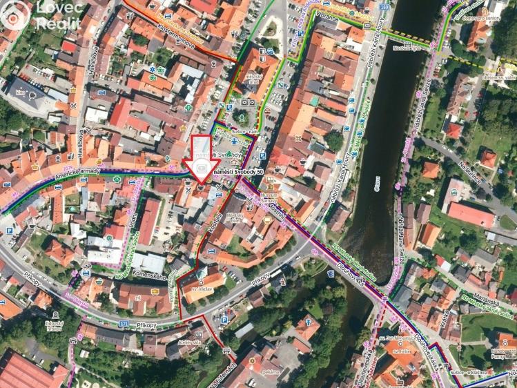 Pronájem kanceláře Sušice, náměstí Svobody 50 č. 15