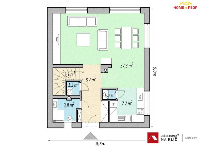 Prodej na klíč Zlín, Pampelišková č. 5