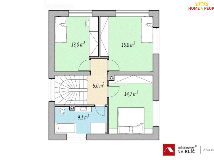 Prodej na klíč Zlín, Pampelišková č. 6