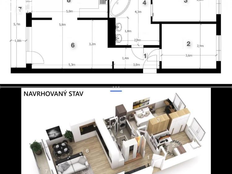 Prodej bytu 3+1 Praha, Lovosická č. 23