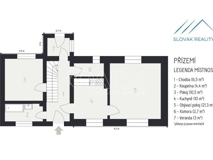 Prodej rodinného domu Příbor, Větřkovská č. 33