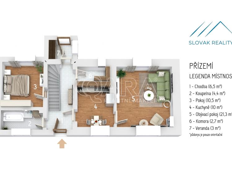 Prodej rodinného domu Příbor, Větřkovská č. 34